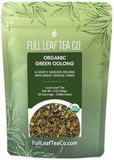 Organic Green Oolong - 2oz Bag (Approx. 30 Servings) | Full Leaf Tea Co.