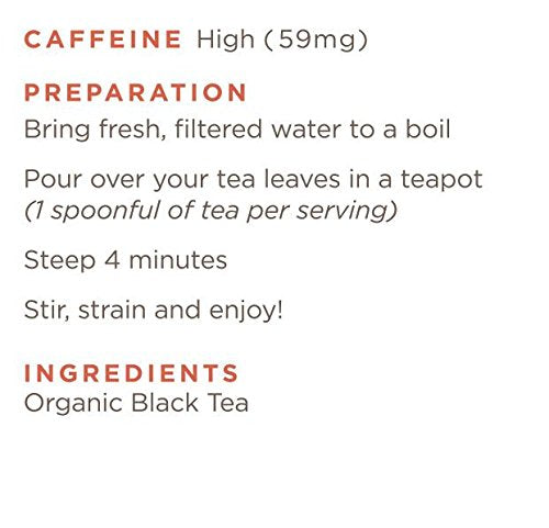 Golden Moon Tea Organic Lapsang Souchong Black Tea - Loose Leaf, Non-GMO - Half Pound (96 Servings)