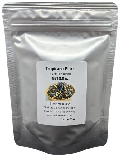 Tropical Black Tea - Loose Leaf Blend Black Tea - By Nature Tea (8 oz)
