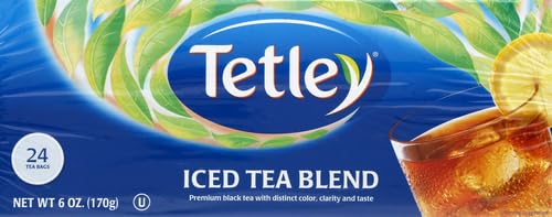 Tetley, Iced Tea Blend, Crisp, Refreshing Iced Tea Flavor