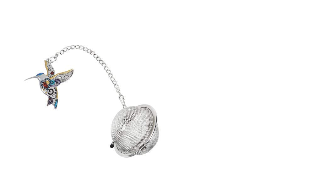 Ganz Tea Infuser - Humming Bird, 1 1/2" Dia, Silver