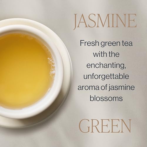 Rishi Tea Jasmine Green Tea - Organic Loose Leaf Tea, Caffeinated Scented Chinese Green Tea with Floral Aroma & Taste - 4 Ounces, 16+ Servings
