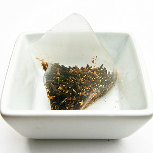 Tocha Organic Morning Pick-Me-Up Black Tea – Bold & Smooth Caffeine Boost | 15 Biodegradable Pyramid Bags | Floral Osmanthus Aroma, Non-GMO & Gluten-Free