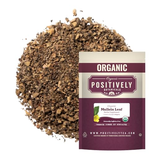 Organic Positively Botanicals Company, Echinacea Purpurea, Herbal Tea Loose Leaf Botanical, 16 Ounce
