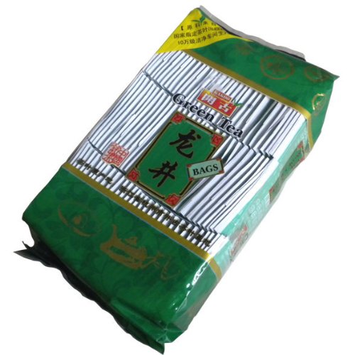 Kakoo Natural Organic Dragon Well Tea Longjing Green Tea 100 Bags Health Care Tea