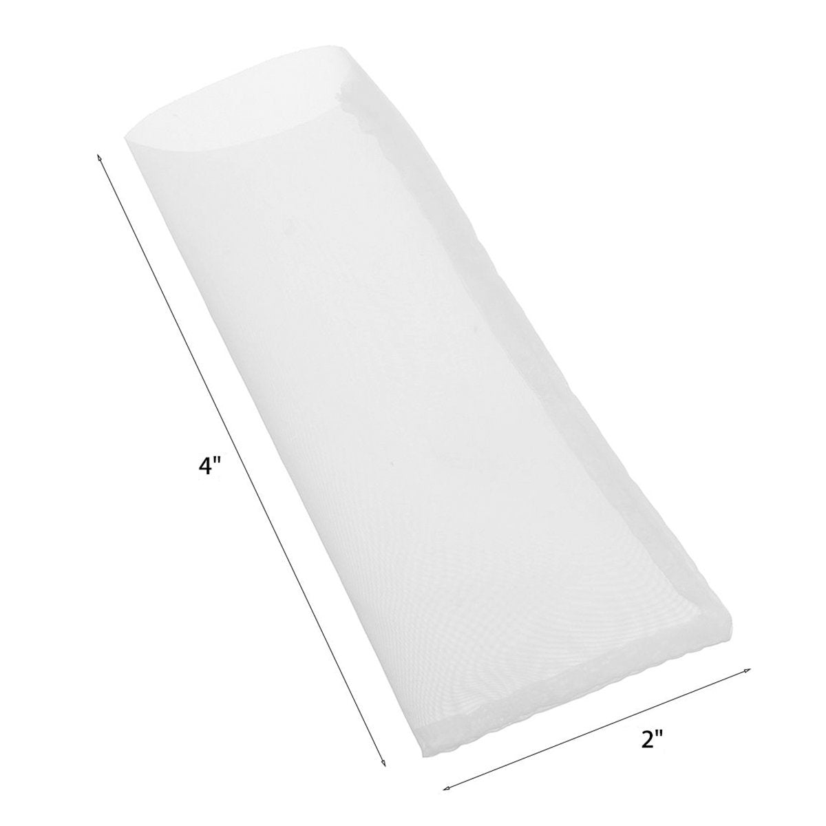 The Press Club 25 Micron | Premium Nylon Tea Filter Bags | 2" x 4" | 20 Pack