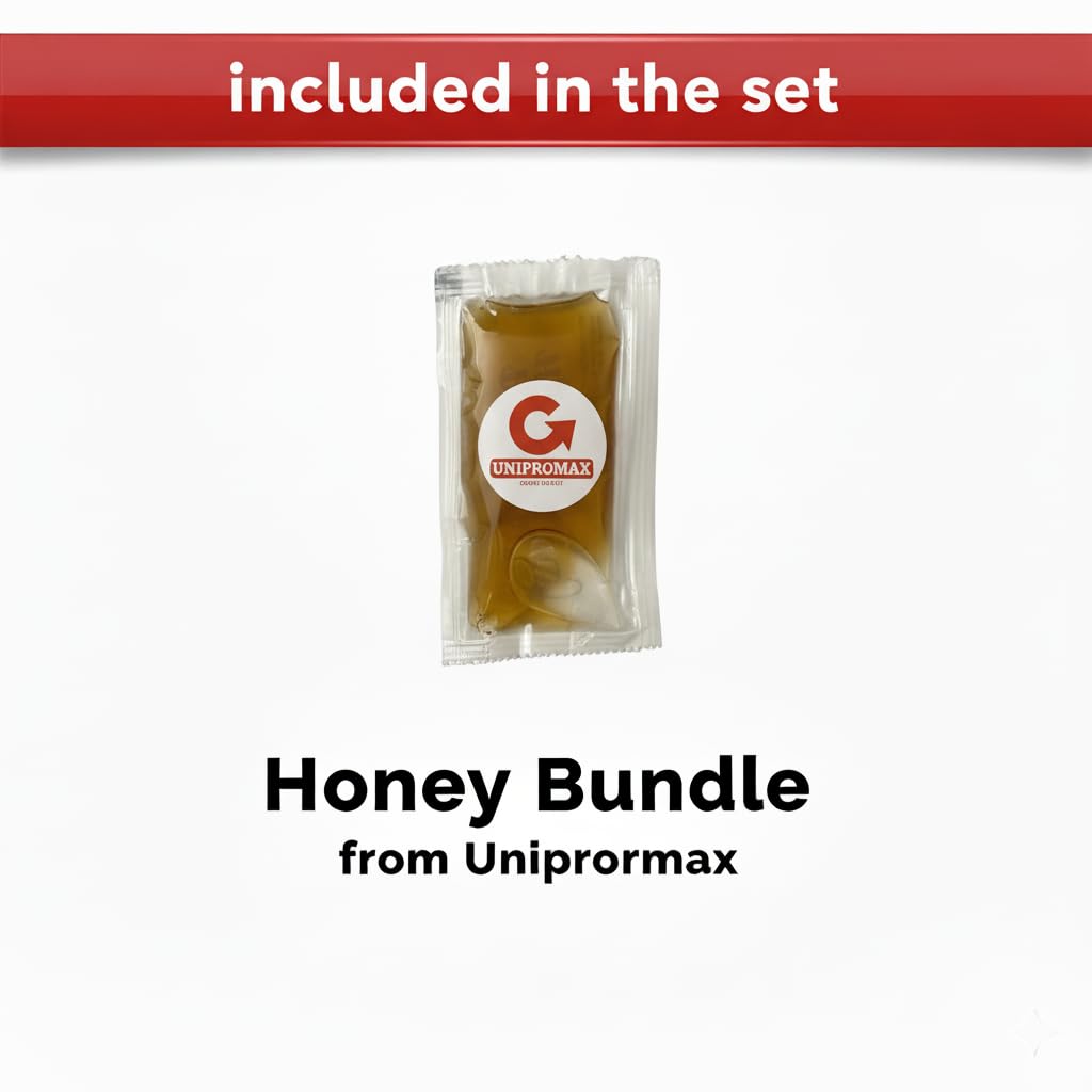 Spring Melody Greenfield Tea, 100 Tea Bags + 1 packet of Unipromax honey bundle