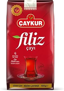 ÇAYKUR Filiz Black Tea, First Harvest Golden Tips, Loose Leaf Premium Tea, Best Flavor 500g / 17.6 Oz