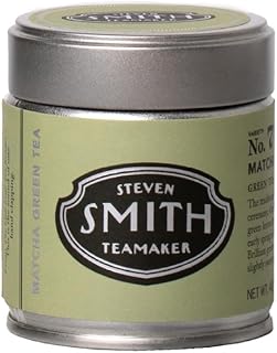 Steven Smith Teamaker Matcha No. 7, Caffeinated, Sugar-Free, Sustainably Grown, Matcha Green Tea Powder, 40 Gram Tin