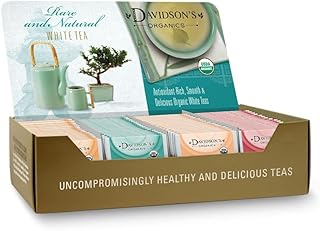 Davidson's Organics, Assorted White Teas, 100-count Individually Wrapped Tea Bags