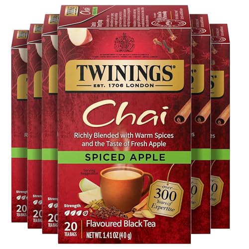 Twinings Winter Tea Collection, Limited Edition Holiday Gift Box, 20 Count (Pack of 3), Includes Christmas Tea, Winter Spice, and Gingerbread Joy, Enjoy Hot or Iced, 60 Teabags