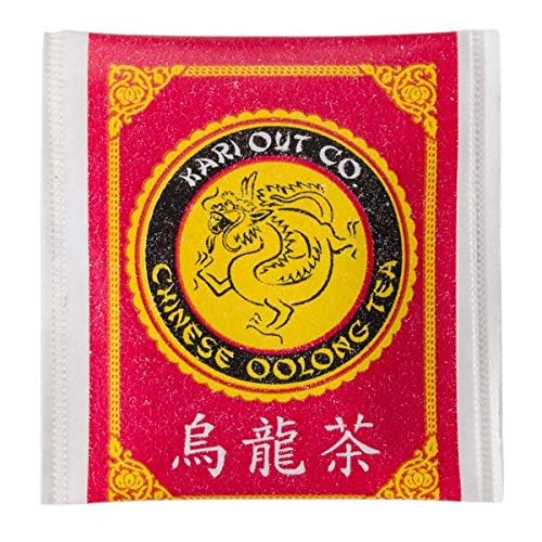 NEW! Original Kari-Out Premium Chinese Oolong Tea Bags,100-Pack. Caffeinated, Semi-Fermented and Served at the Best Chinese, Sushi and Japanese Restaurants.