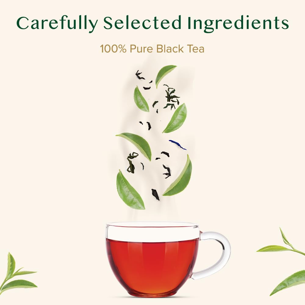 VAHDAM, Assam Black Tea Leaves (340g/12oz) 170+ Servings | High Caffeine, Non GMO, Gluten Free | STRONG, MALTY & RICH | Pure Unblended Single Origin Black Loose Leaf Tea | Vacuum Sealed