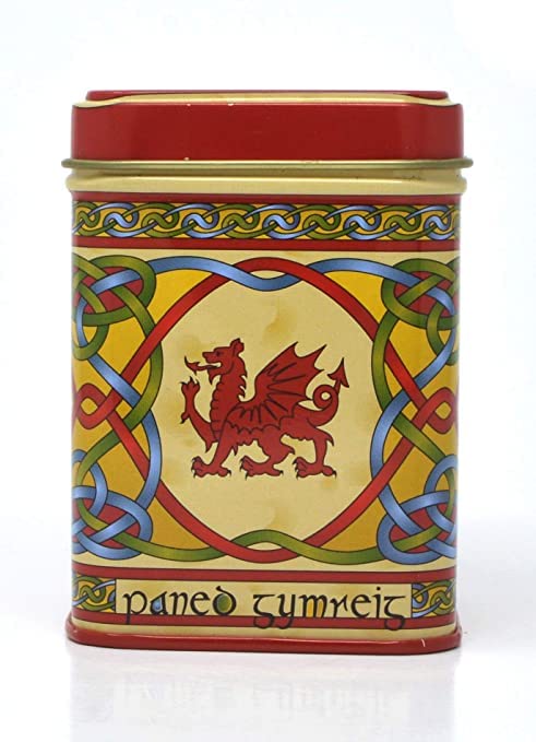 Royal Tara Set of 2 Welsh Brew Loose Leaf Tea with Celtic Red Dragon (Net Weight -1.41 oz Gross Weight -3.35oz)