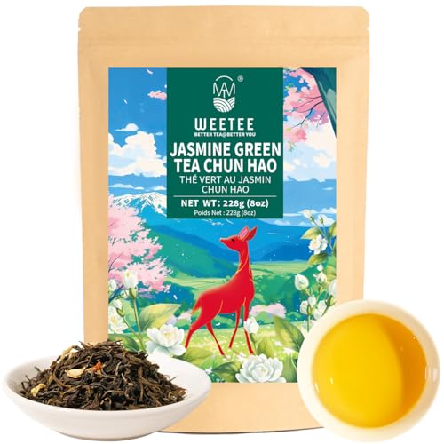 WT WEETEE Emperor's Pu-erh Tea, 228g Puerh Loose Leaf Tea, Aged Fermented Chinese Yunnan Dark Tea, Deeply Aromatic • Smooth & Full-Bodied