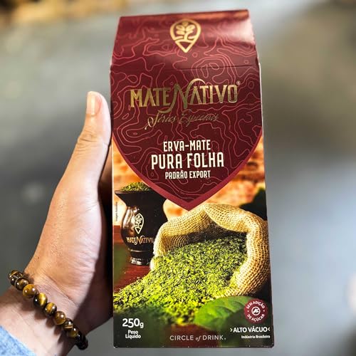 Circle of Drink - Mate Nativo - Special Series - Brazilian Pure Leaf Erva Mate Tea - Robust and Complex Yerba Mate - 250g (1 PACK)