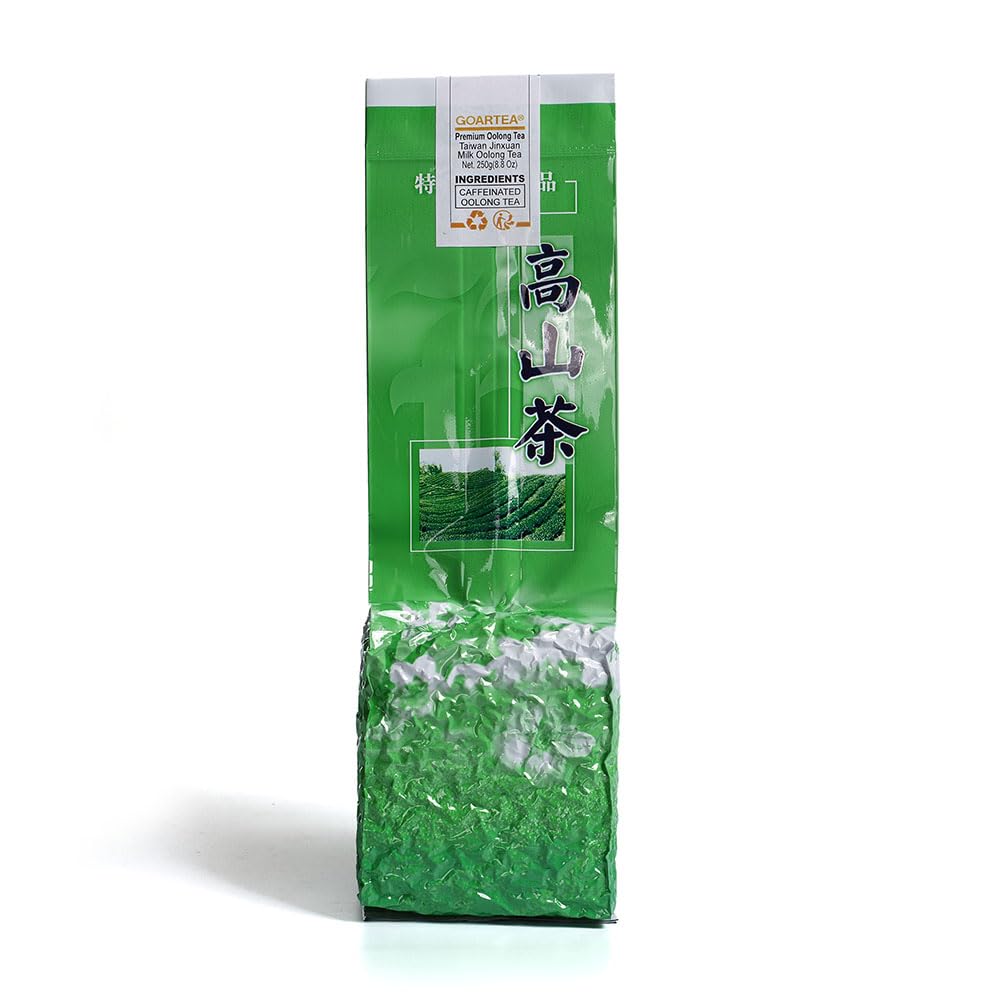 GOARTEA Taiwan Milk Oolong Tea - 250g / 8.8oz Premium Grade - High Mountain Milky Jin Xuan Oolong Loose Leaf