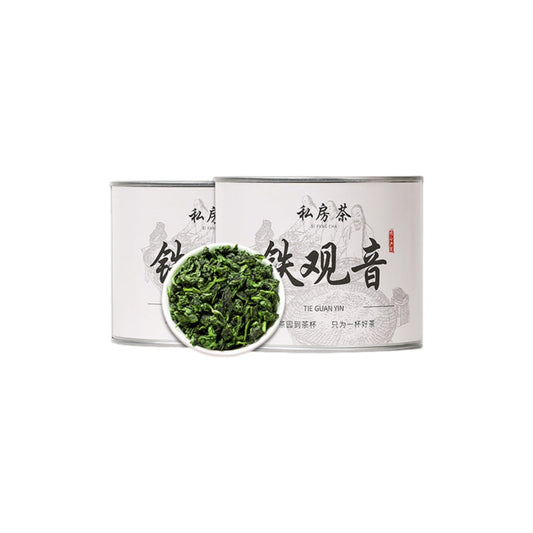 正宗安溪铁观音 Chinese Tieguanyin Oolong Tea 茶叶 2024新茶高山 Natural Loose Leaf Tea,Chinese Tea, Sulfur Free 100g/两罐 Flower tea,dark tea,loose tea