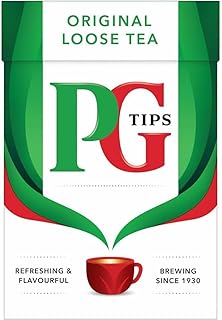 PG Tips Black Tea, Loose Tea, 8.8-Ounce Boxes (Pack of 6)