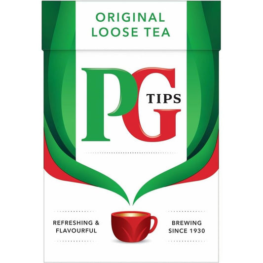 PG Tips Loose Leaf Tea, White, 8.8 Oz