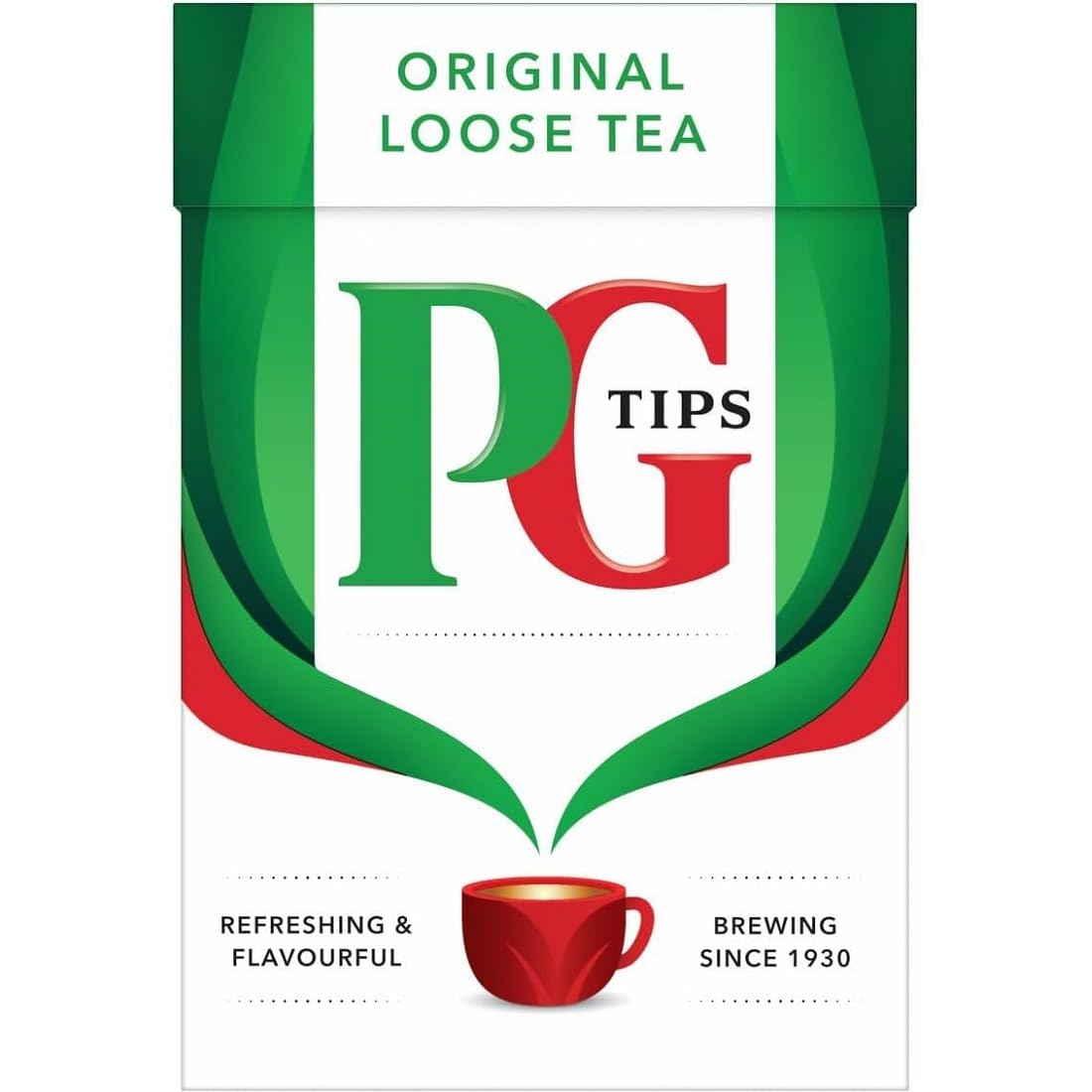 PG Tips Loose Leaf Tea, White, 8.8 Oz