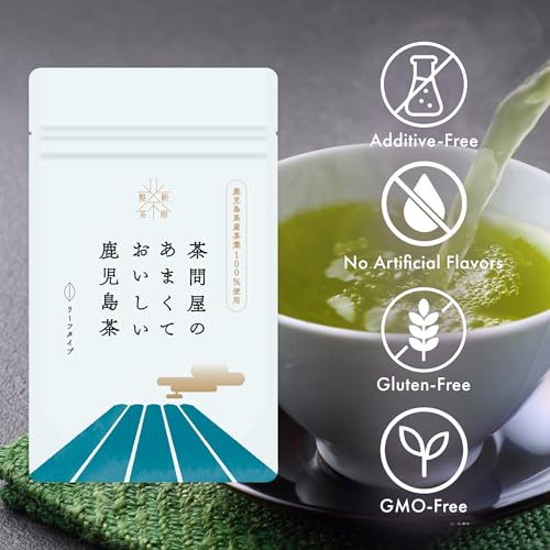 Sweet & Delicious Sencha from Kagoshima – Japanese Loose Leaf Green Tea, 100-Year Legacy, Roasted by Tea Masters, 2.28oz / 80g – KAZAEMON Tea