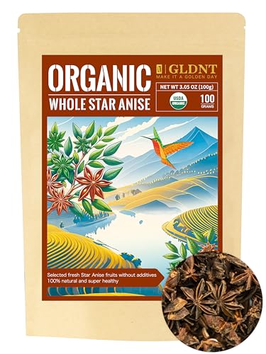 GLDNT Organic Pu-erh Tea, Yunnan Ripe Pu'erh Tea Loose Leaf, Fermented Dark Tea, Bold & Smooth Flavor, Caffeinated, 16oz