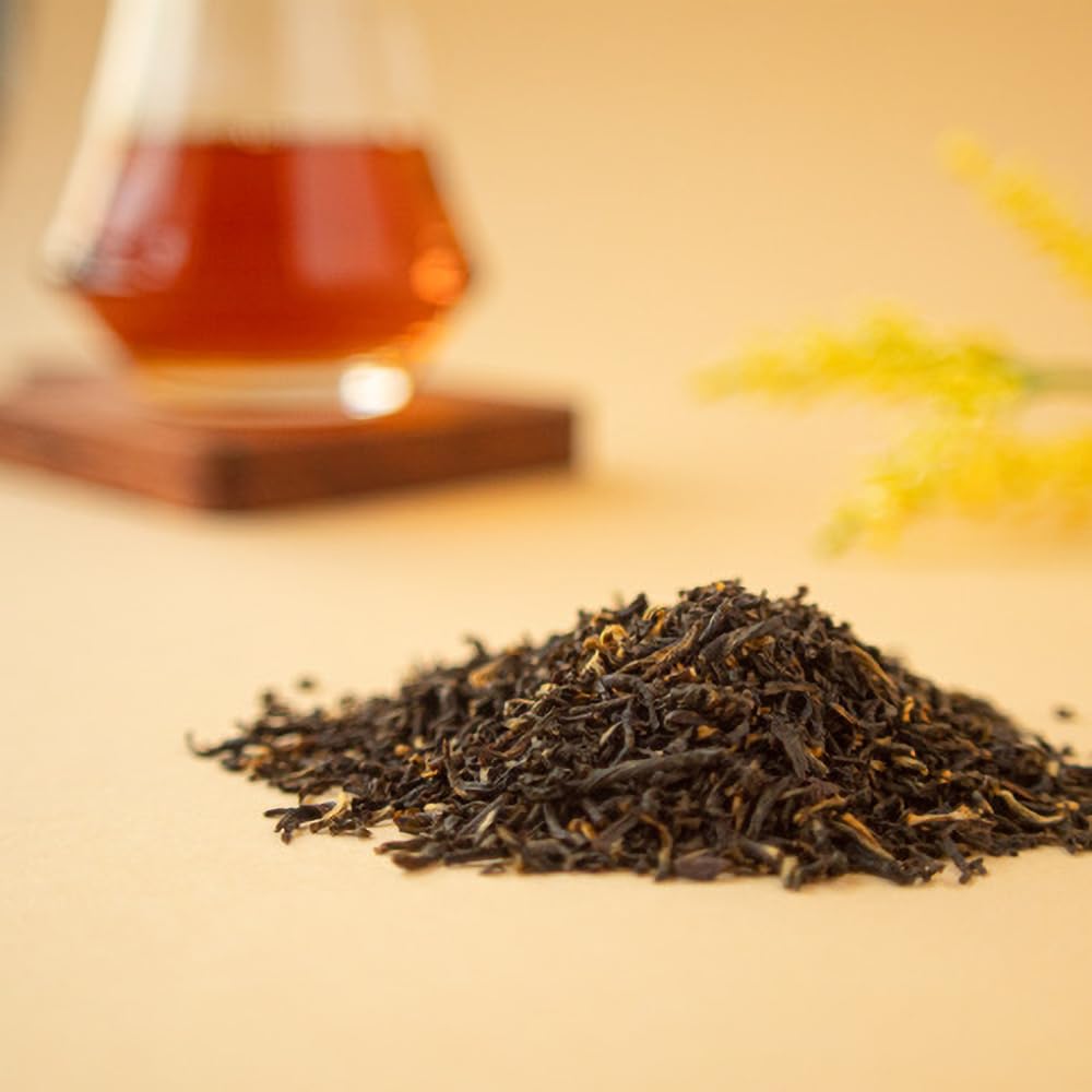 Organic Positively Tea Company Positively Tea, Organic Yunnan Black Tea, Loose Leaf, 16 Ounce