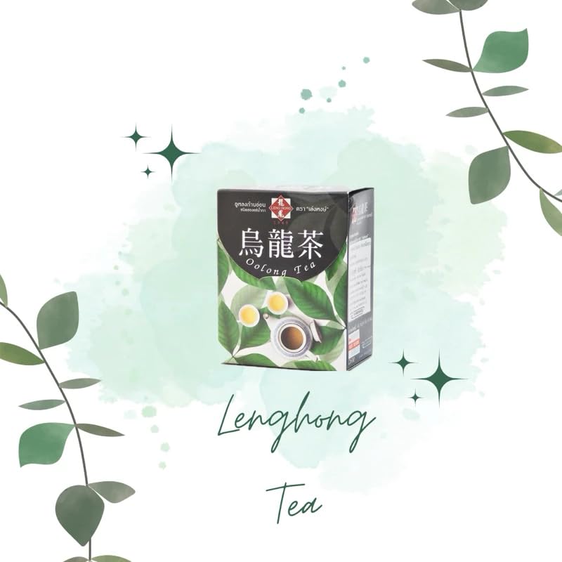 ห้างใบชา Premium Young Stem Oolong Tea Bags for a Smooth & Fragrant Brew (5g x 8 Sachets)