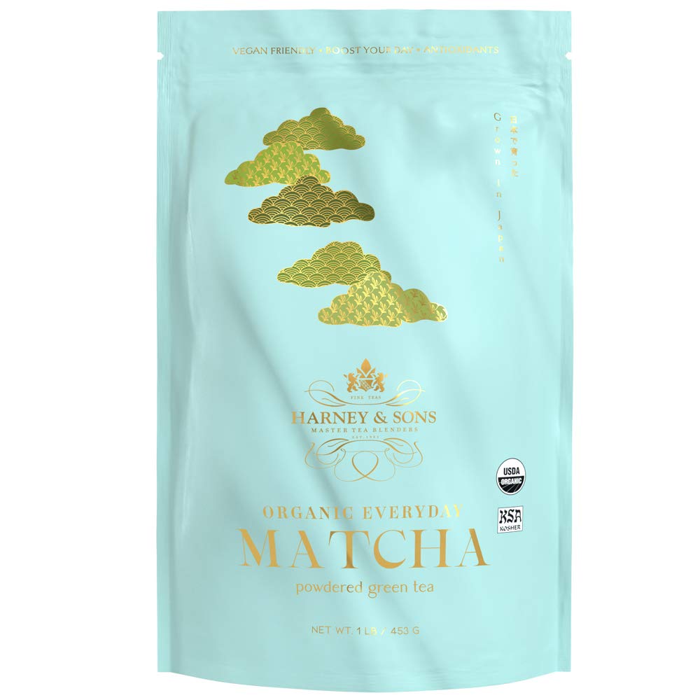 Harney & Sons Organic Everyday Matcha | 16oz Bag Powdered Matcha Tea