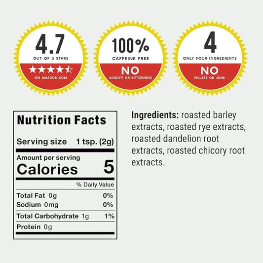 200 Cup Bag of Original Dandy Blend Instant Herbal Beverage with Dandelion, 14.1 oz. (400g) Bag