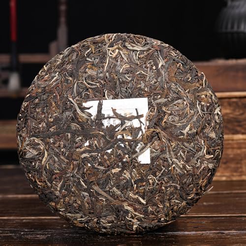 XINYIHAO GU300NAKA Raw PU'ER TEA Chinese Sheng Pu'er Tea cake Dark Tea Daily Drink and Gift (357g/12.59oz)