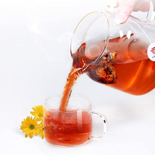 TAETEA Puerh Tea Bags, Pu-erh Assorted Tea Sachets Pack with Aged Fermented Puerh Tea Loose Leaf 12 Bags (Chrysanthemum)