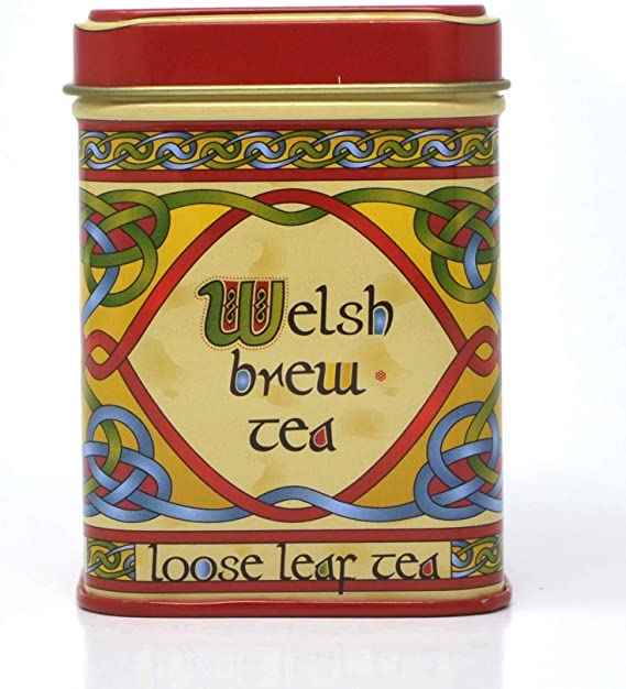 Royal Tara Set of 2 Welsh Brew Loose Leaf Tea with Celtic Red Dragon (Net Weight -1.41 oz Gross Weight -3.35oz)