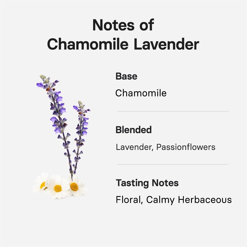 OSULLOC Chamomile Lavender, Calming & Caffeine-Free Blend for Relaxation and Calming Support, 20 Count, 1.27 oz