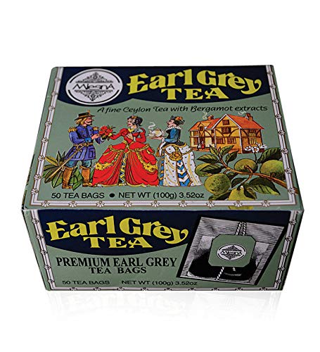 Mlesna EARL GREY 50 Tea Bags (100g) (EARL GREY BLACK TEA)