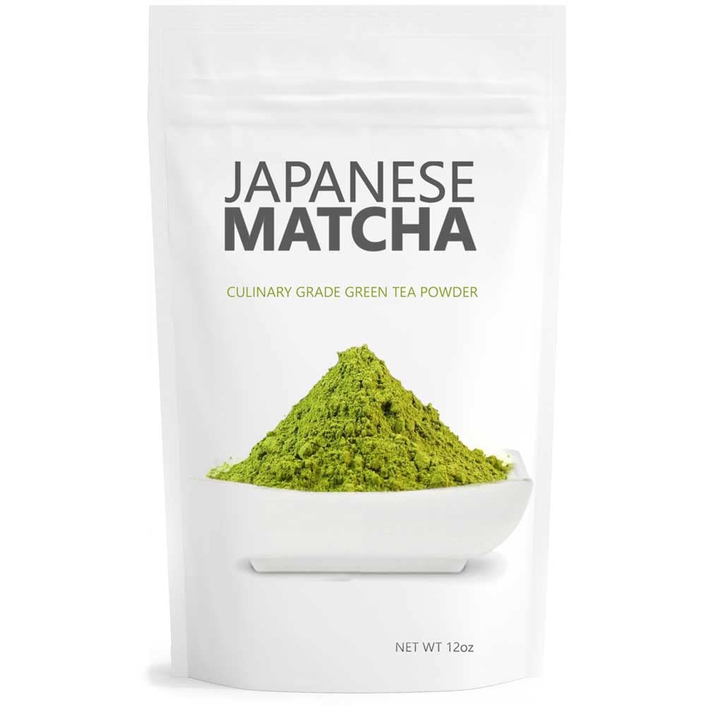 Pure Japanese Matcha Ryori 12oz Green Tea Powder - Culinary Grade Second Harvest