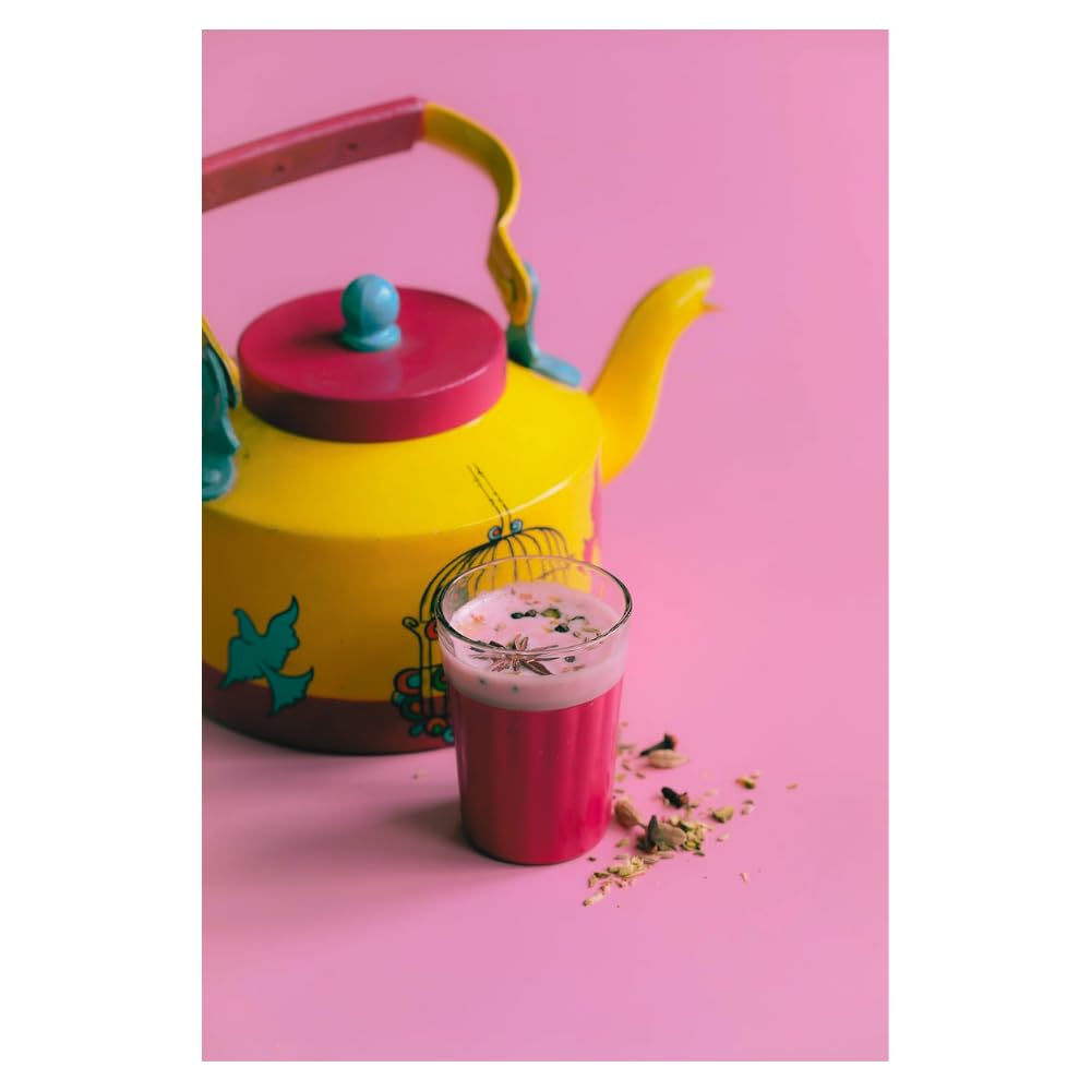 ‎Royal Chai | Kashmiri Pink Chai Sweetened | 10 Count Single Box | All Natural, No Preservatives | Premium Instant Tea | Made in the UK