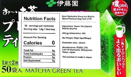 Thunder Tech Ito-en oi Ocha Japanese Premium Tea Bag Green Tea 100 sticks Zero Calories, Caffeinated Direct Import
