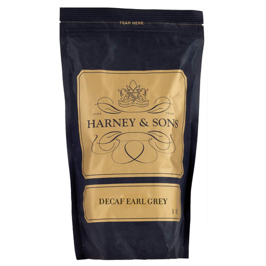Harney &amp; Sons Decaf Earl Grey Loose Leaf Black Tea, 1 lb Bag