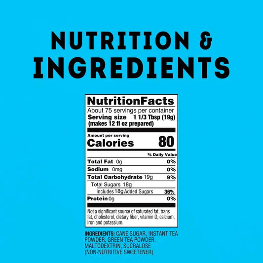 Lipton Reduced Sugar Lemon Iced Tea Mix, Makes 28 Quarts, Pack of 2 | Black tea with lemon flavor and 25% less sugar per serving than regular Lipton Powdered Iced Tea Mix