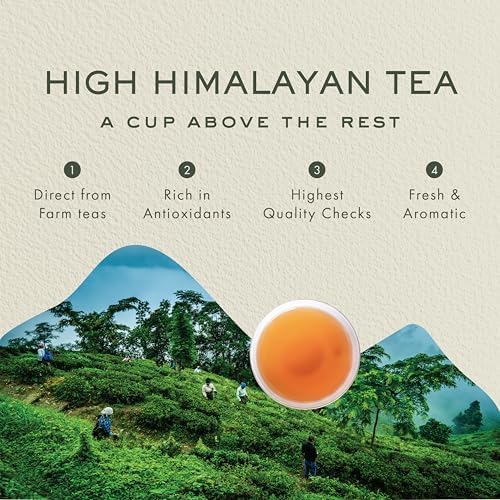 Makaibari Himalayan Spring Darjeeling Black Tea 50 cups (100g/3.5oz)| Single Estate Loose Leaf Tea