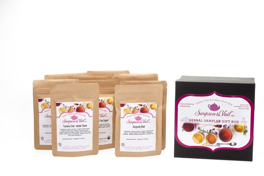 Simpson & Vail, Herbal Sampler Giftbox - Loose Leaf Tea (10 Packages)