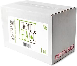 Premium Orange Pekoe & Pekoe Cut Black Tea, Gallon Size Tea Bags, Capit'l T (96 Count)