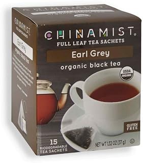 China Mist Organic Black Tea, Earl Grey (1 box)