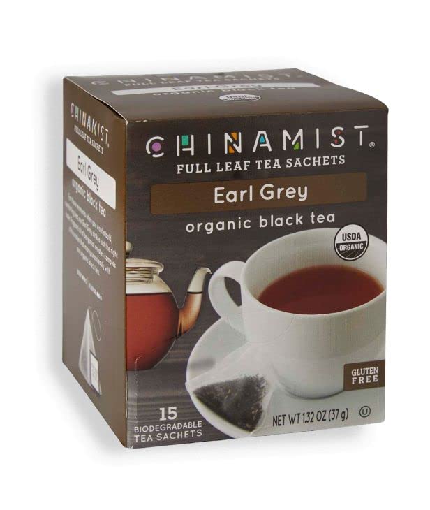 China Mist Organic Black Tea, Earl Grey (1 box)