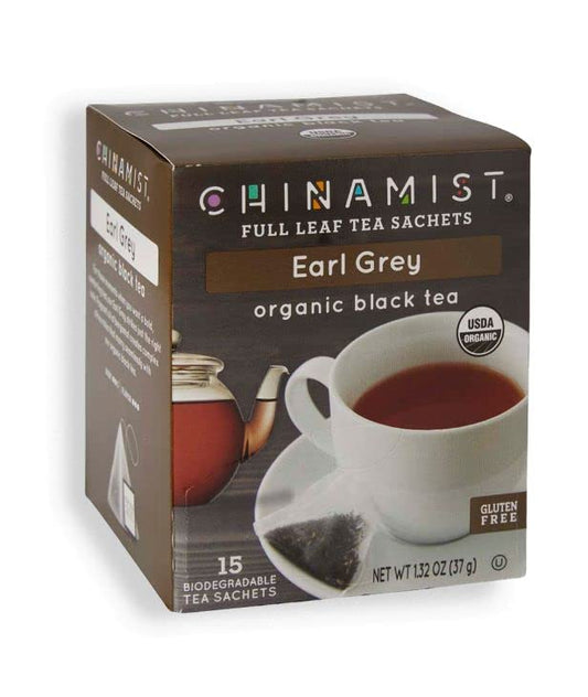 China Mist Organic Black Tea, Earl Grey (1 box)