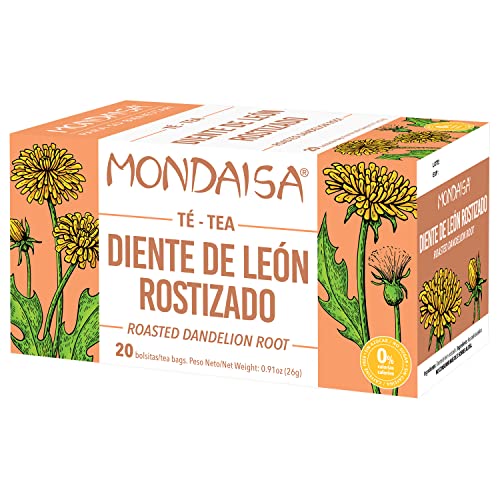 Mondaisa Echinacea Tea | 20 Tea Bags (4 Pack) | Caffeine-Free Herbal Infusion