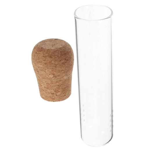 Lifkome Loose Leaf Tea Infuser Tube Glass Tea Strainer High Borosilicate Filter Convenient Test Tube for Use