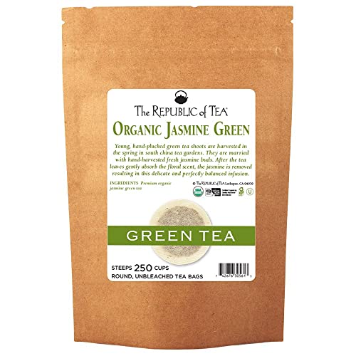 The Republic of Tea - Organic Jasmine Green Tea, 50 Tea Bags